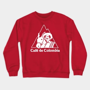 Cafe de Colombia - white design Crewneck Sweatshirt